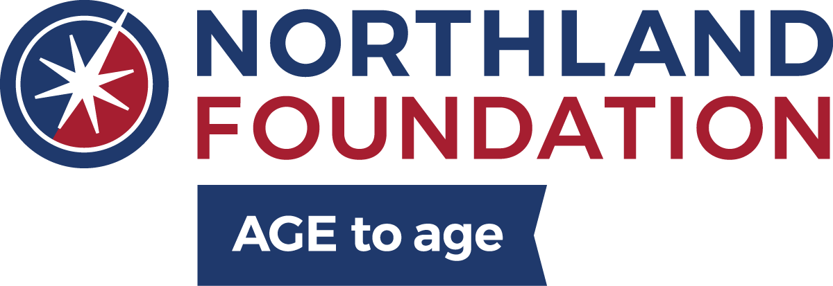Northland Foundation logo with AGE to age program tag